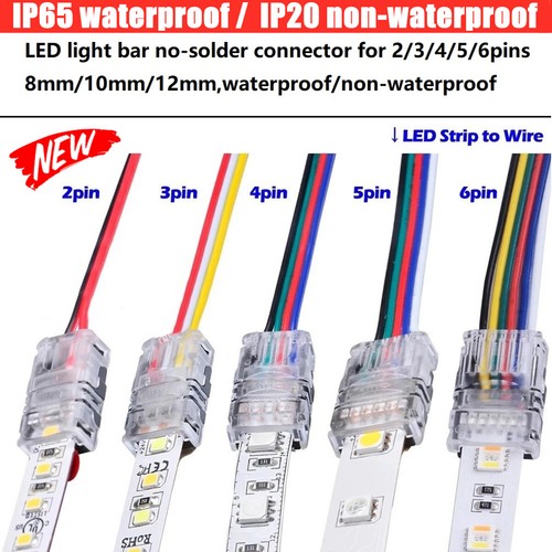 Wire strip clips - to, connector