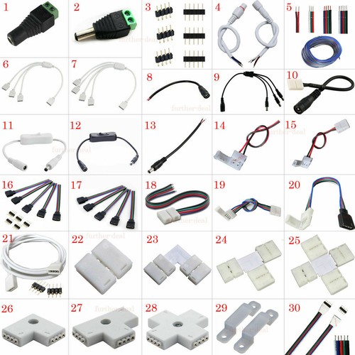Led strip light connector - led,