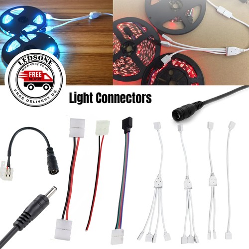 Led strip light connector - led,