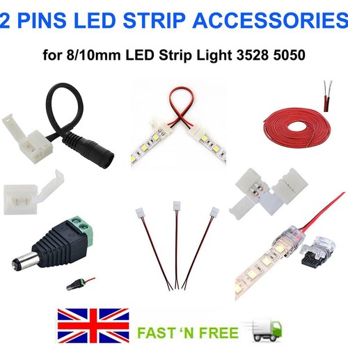 2pin 10mm connectors clip - 2pin,