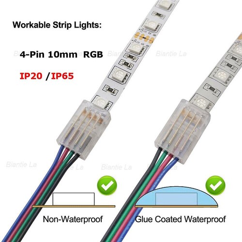 Wire strip connector clip - wire,
