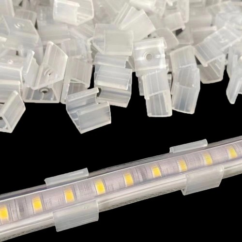Led strip light mounting clips - light,