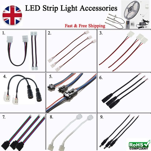 Led strip light connector - led,