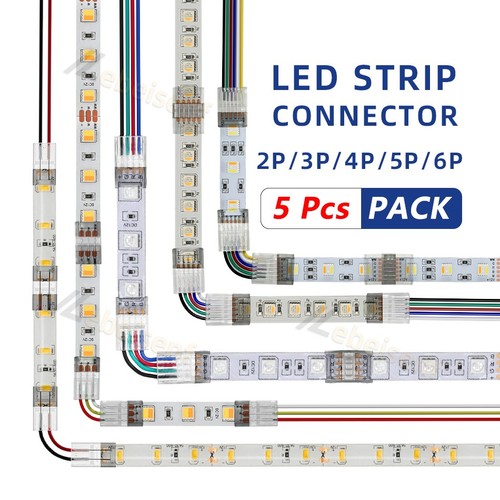 Led strip connectors 2pin 3pin - led,