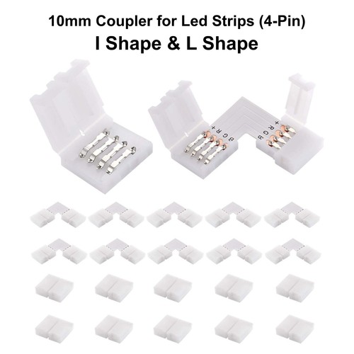 10mm pin solderless clip - 4-pin,
